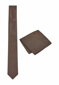 Next SET SLIM - Lommetørklæde - bronze brown metallic thread