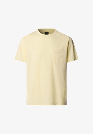 Hackett London, GMD POCKET TEE - T-shirt basic - pastel yellow