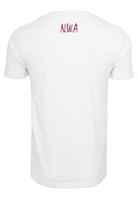 Mister Tee N.W.A - Marškinėliai su spaudiniu - white/red