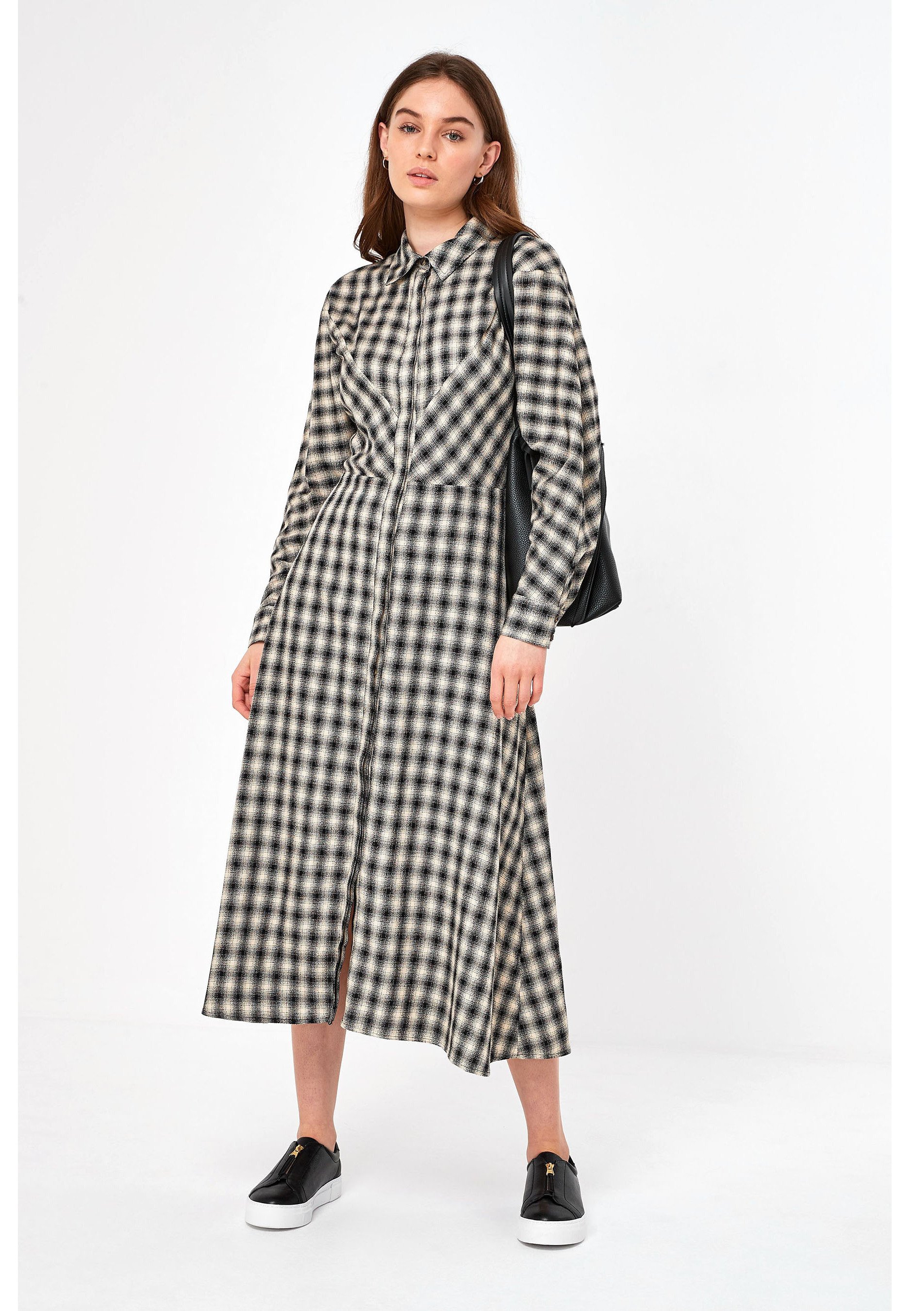 Next Abito a camicia - black/nero - Zalando.it