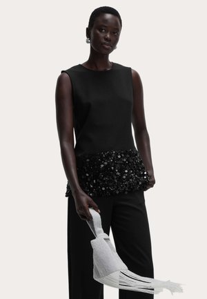 Bluse - black