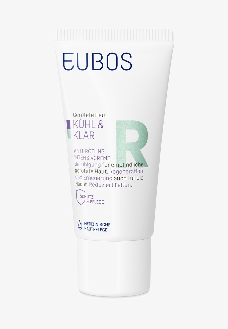 EUBOS Anti-Rötungen Intensivcreme für empfindliche, gerötete Haut, reduziert Falten, unterstützt Regeneration und Erneuerung, medizinische Pflegecreme in der Tube.