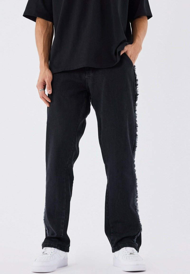 Project X Paris - A DÉTAILS FRANGE - Jeans a sigaretta - gris, Ingrandire