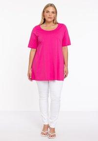 YOEK KURZARM - T-shirts basic - pink