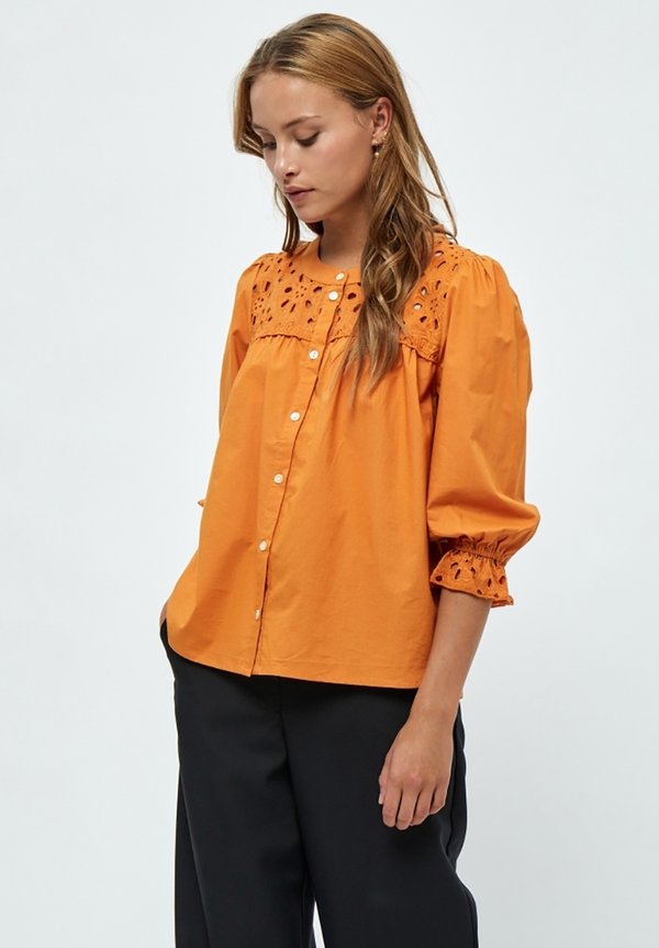 PCFRANCINA - Hemdbluse - peach caramel