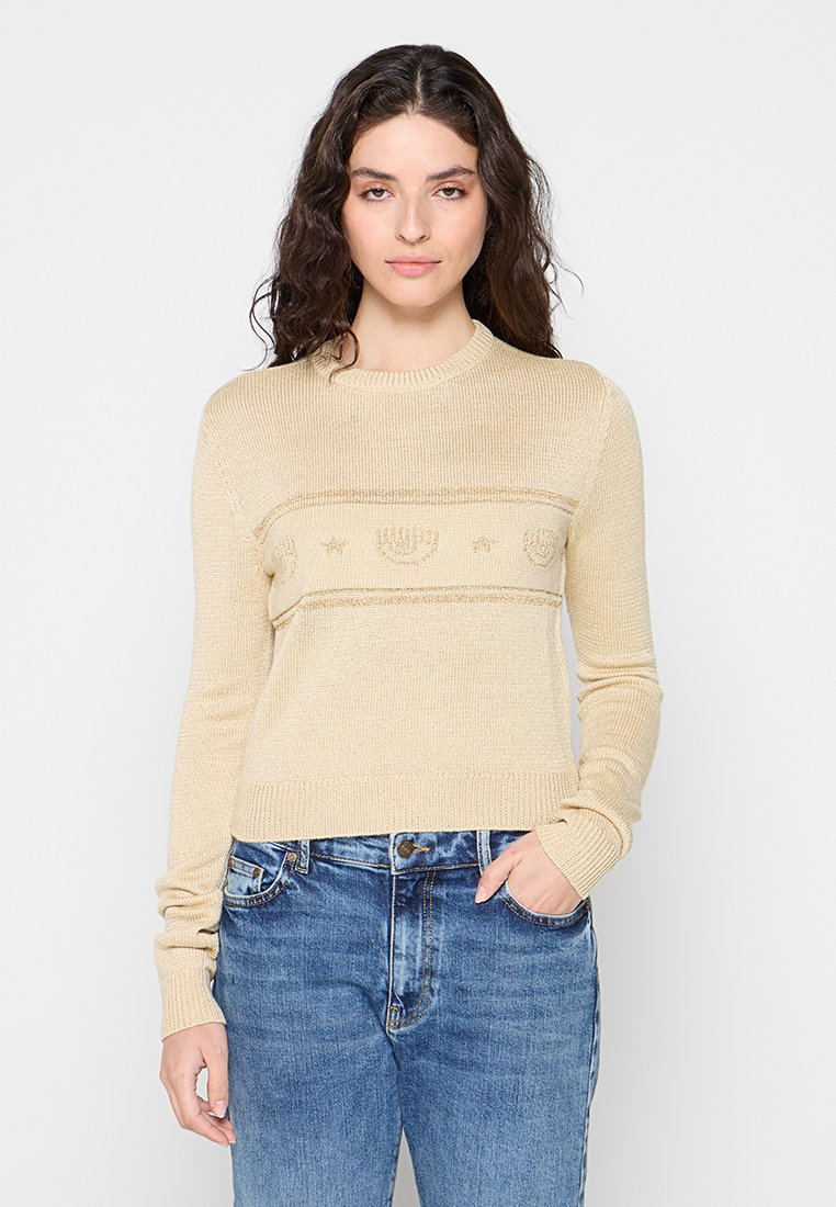 CHIARA FERRAGNI Trui beige CHIARA FERRAGNI Trui beige