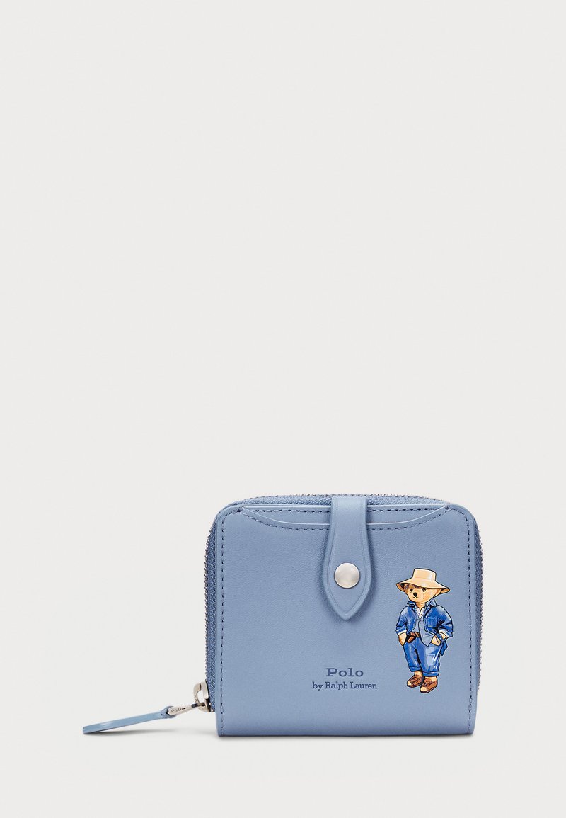 Polo Ralph Lauren POLO BEAR LEATHER COMPACT WALLET - Plånbok - blue