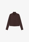 SOFT STRETCH ZIP - Veste de survêtement - dark brown