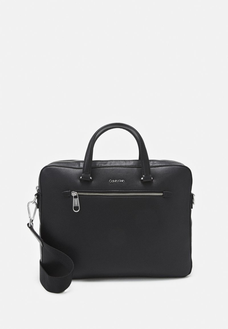 Calvin Klein MINIMALISM SLIM LAPTOP BAG Laptop bag black Zalando