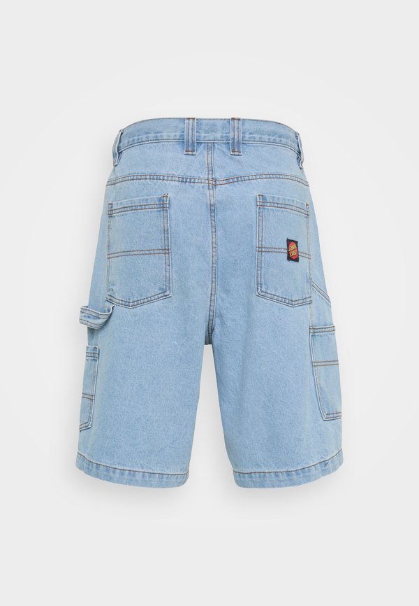 CARPENTER BIG UNISEX - Denim shorts - stone wash3
