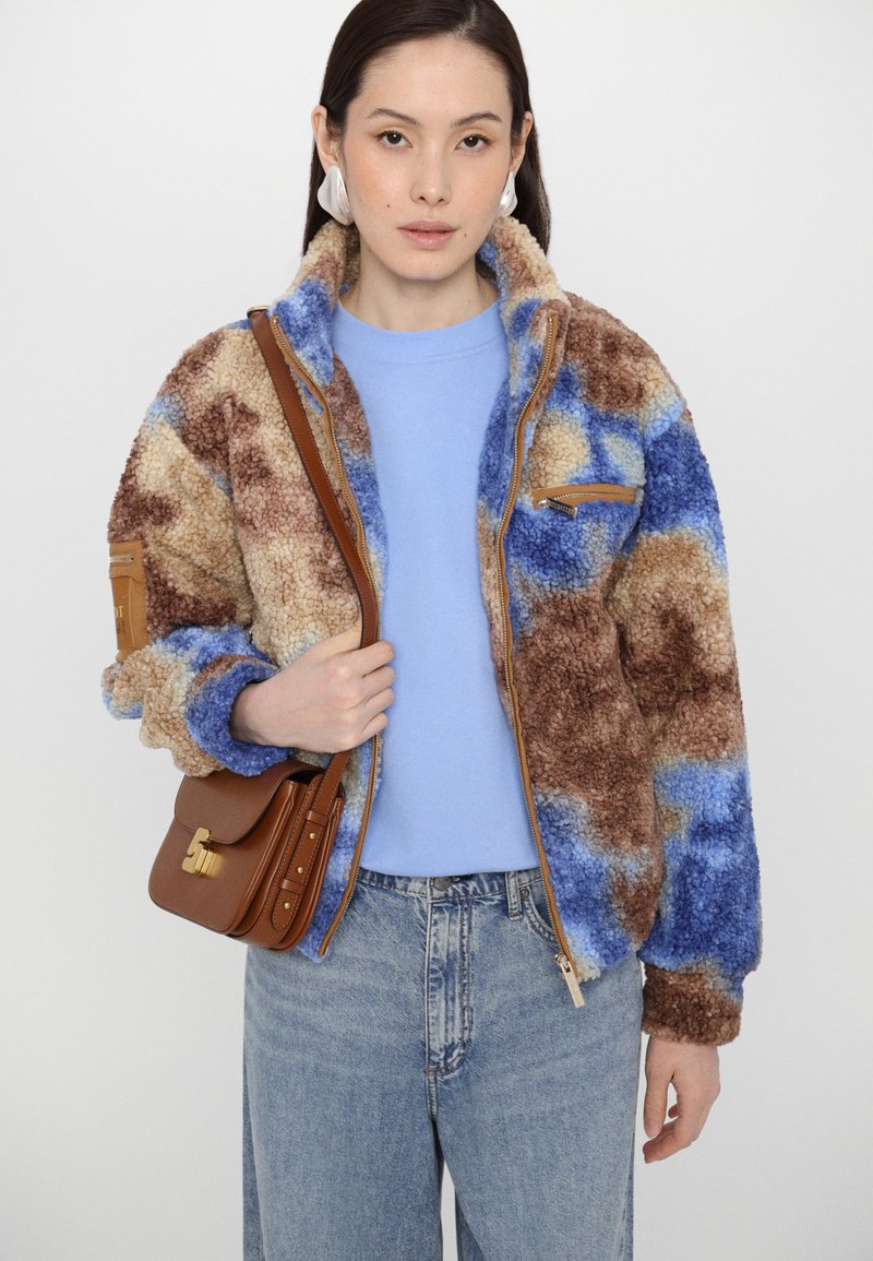 Helmstedt SAFIYA JACKET - Fleece jacket - blue moss/multi-coloured 