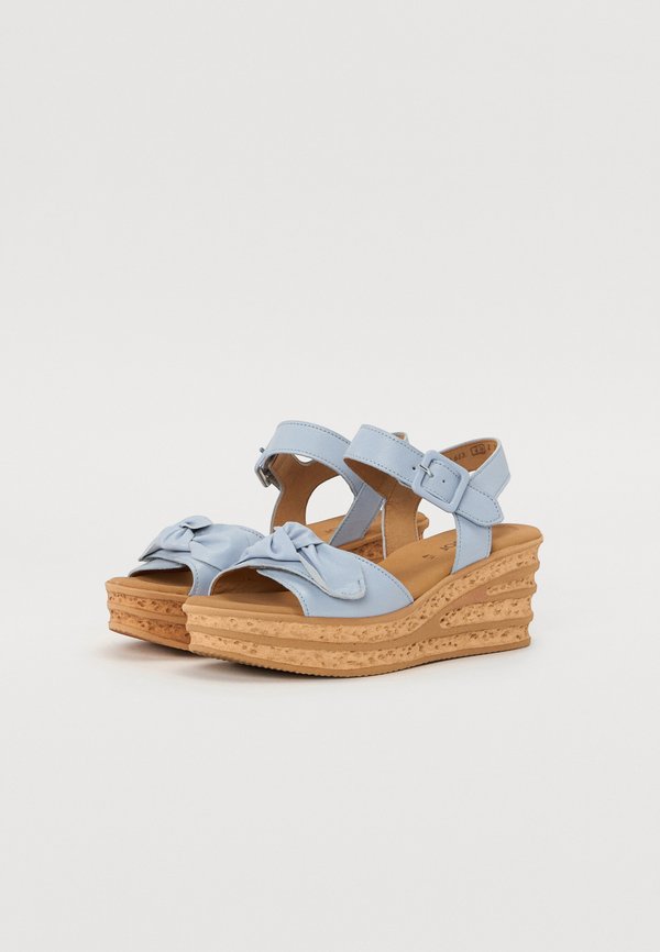 Wedge sandals - sky3