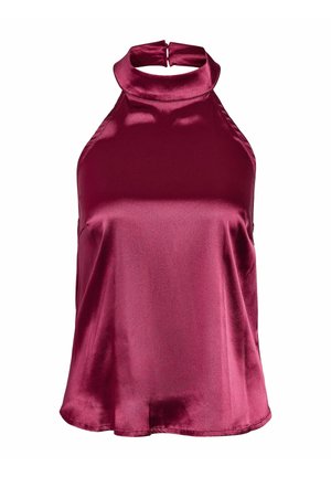 Noisy May, HALTERNECK TOP NMBAMBI - Bluse - winetasting