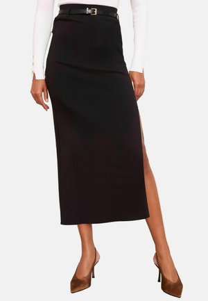 Falda de tubo - black belted