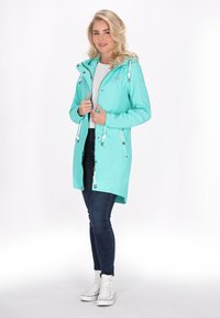Schmuddelwedda Parkaer - turquoise