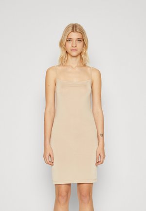 SLIP DRESS - Vestito di maglina - humus