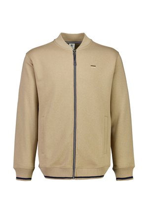JACK BASEBALL COLLAR - Sweater met rits - sand