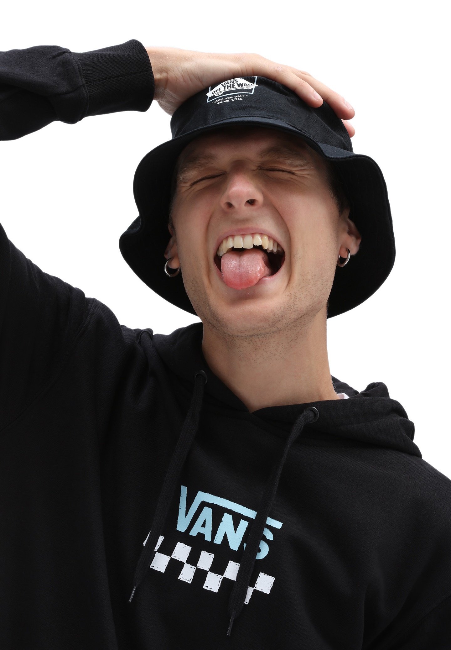 Vans MN UNDERTONE II BUCKET - Sombrero - sketchy past/negro - Zalando.es