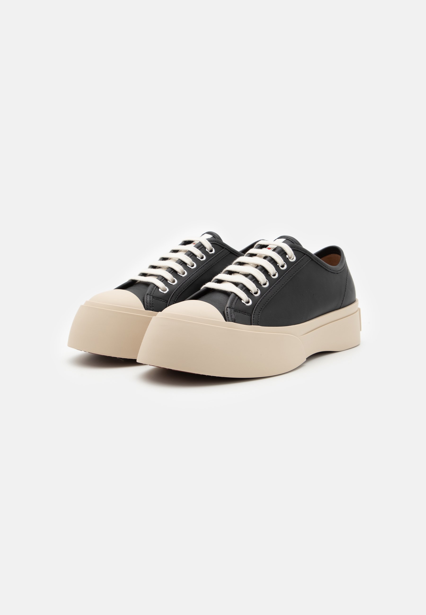 【MARNI】 LACED UP Black nappa leather Pablo lace-up sneaker | Marni