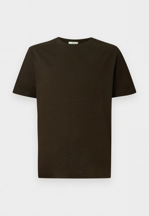 Calvin Klein, CREW TEE - Camiseta básica - dark coffee