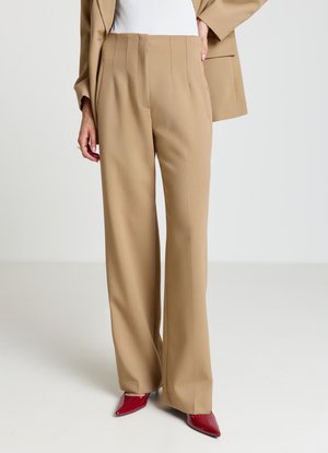 Stoffhose - beige scuro