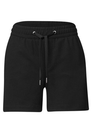 Street One, SHORTS MIT STRUKTUR IM LOOSE FIT - Short - black