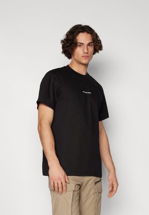 CENTER CHEST LOGO LOOSE - Pamata T-krekls - black