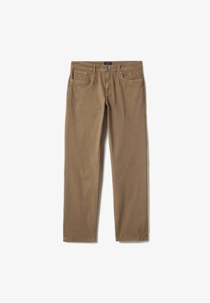 OVS, STRETCH TROUSERS REGULAR FIT - Jean droit - light brown