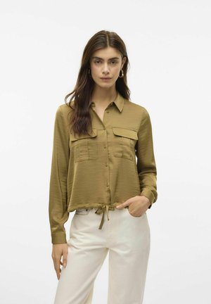 VMMARYS - Button-down blouse - dried herb