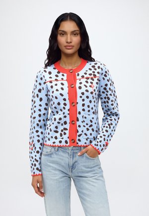 Never Fully Dressed, SKY DEER EMBROIDERED CARDIGAN - Жилетка - blue
