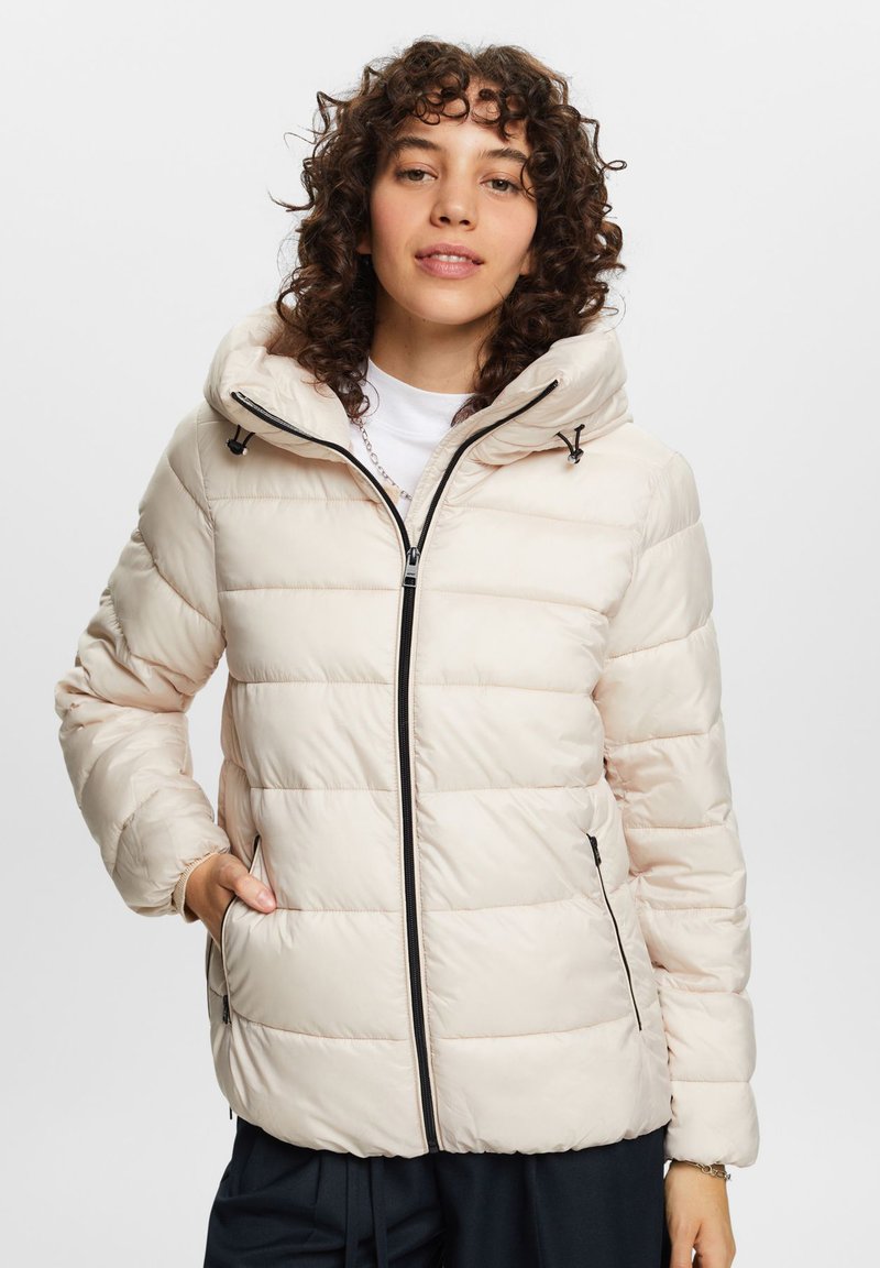 Esprit ULTRA LIGHT PADDED Winter jacket cream beige/beige Zalando.co.uk