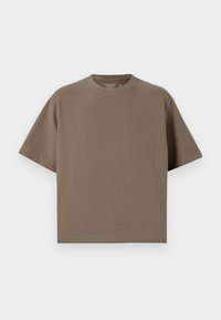 PREMIUM CROPPED - Paprasti marškinėliai - brown