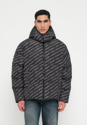 LOGO PUFFER - Winter jacket - dark grey