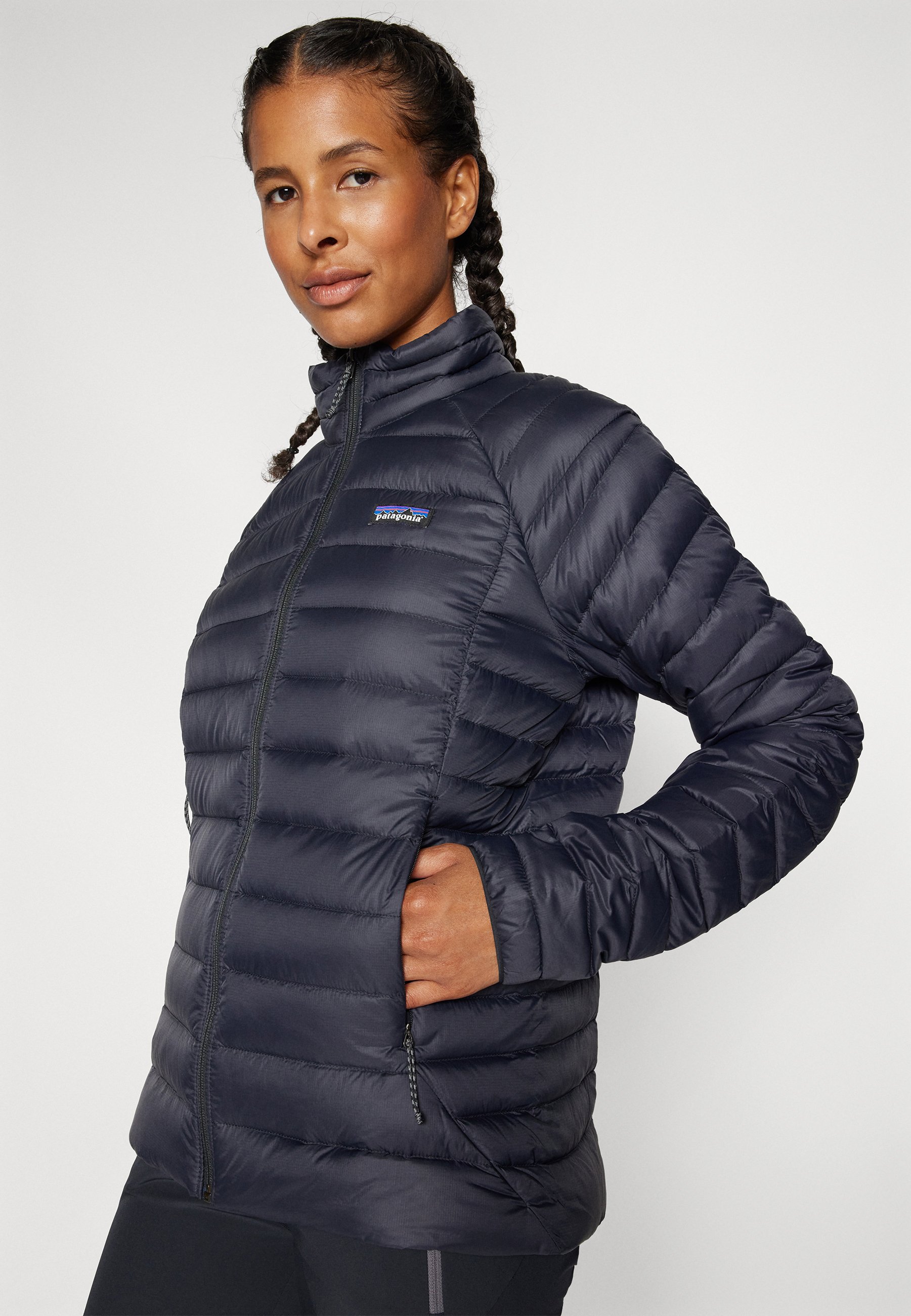 Patagonia SWEATER - Down jacket - black - Zalando.ie