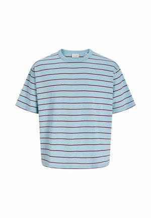 Jack & Jones, Plus Size Striped - Tričko s potlačou - cashmere blue