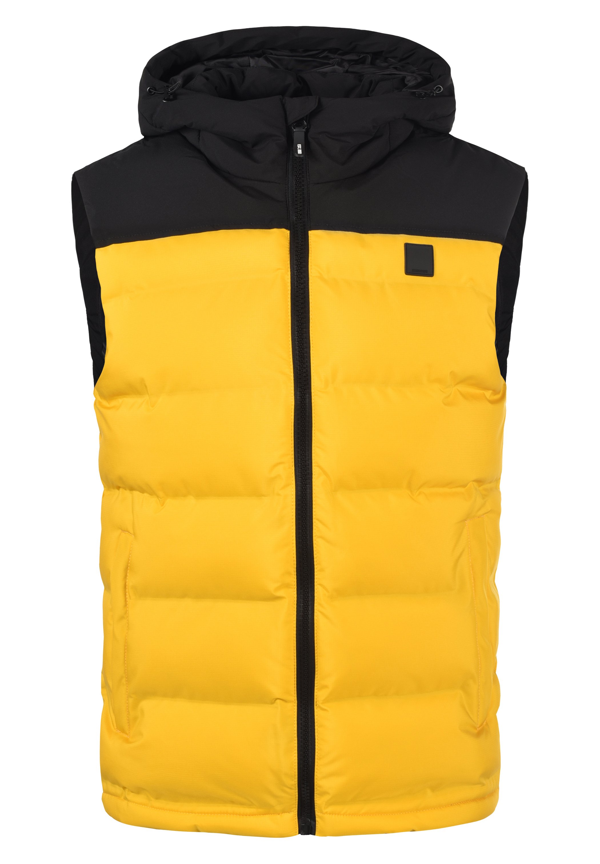Indicode Herren Steppweste Outdoor – Mit Kapuze, Reißverschluss, Wasserabweisend, Regular Fit, Nachhaltig
