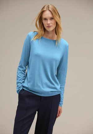 U-BOOT AUSSCHNITT - Pullover - blau