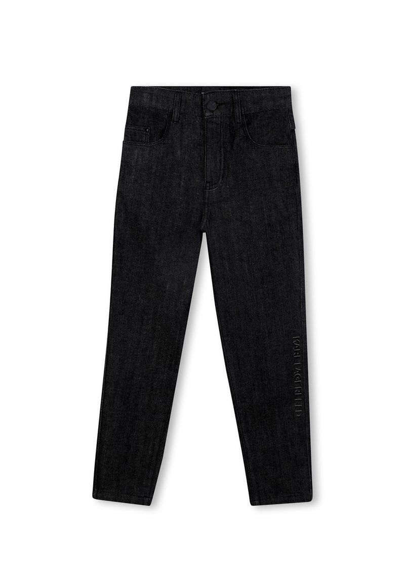 KARL LAGERFELD KIDS Slim fit jeans zwart KARL LAGERFELD KIDS Slim fit jeans zwart