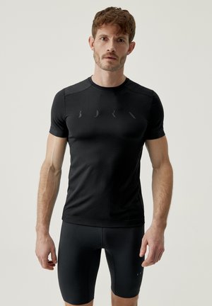 VOLTA - T-shirt imprimé - black