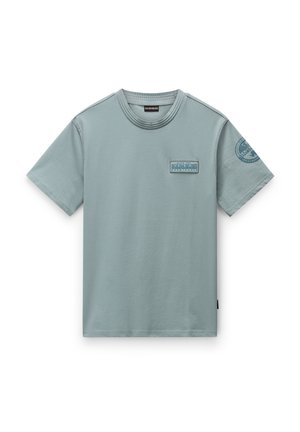 S-AMUNDSEN  - Print T-shirt - green mil g x