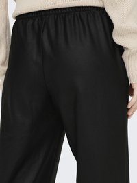 ONLY ONLPOPSTAR MW COATED PNT NOOS - Hlače - black