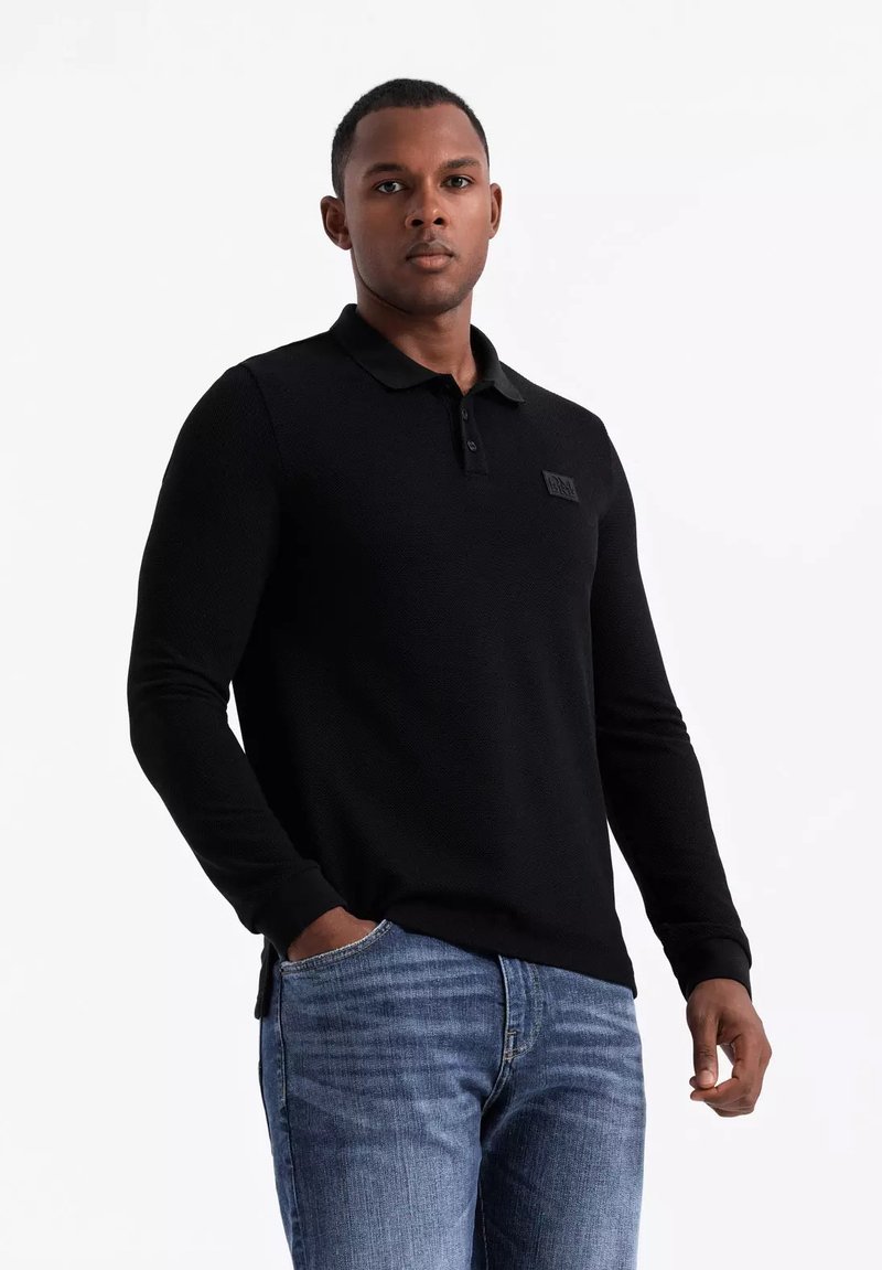 Asos Mens Fred Perry Long Sleeve Polo Asos Fred Perry Green Polo