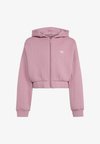LO ZIP HOODIE-JUNIOR - Φούτερ με φερμουάρ - magic mauve