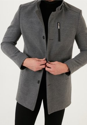 Kurzmantel - light grey