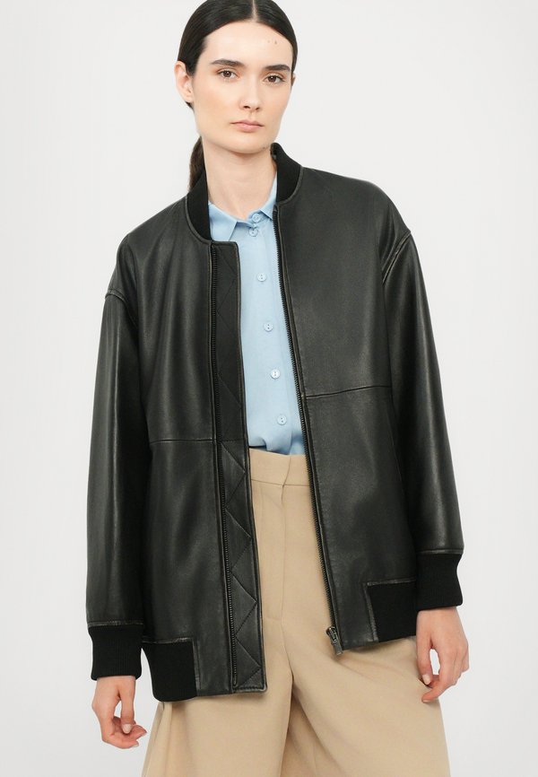 TATTICO - Leather jacket - nero4