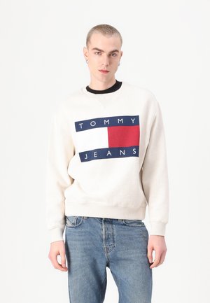 FLAG CREW - Sweatshirt - oat marl