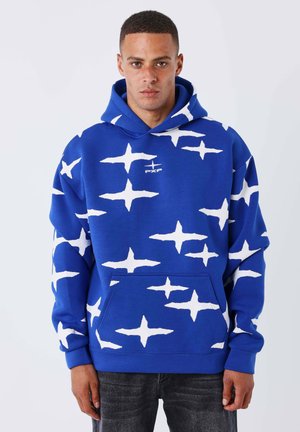 Felpa con cappuccio - bleu