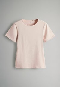 THE SET REGULAR FIT - 5 PACK SHORT SLEEVE FITTED CREW NECK - Základné tričko - slate grey dark pink pink cream grey marl