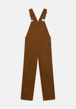 KIDS BIB UNISEX  - Dungarees - rinsed brown