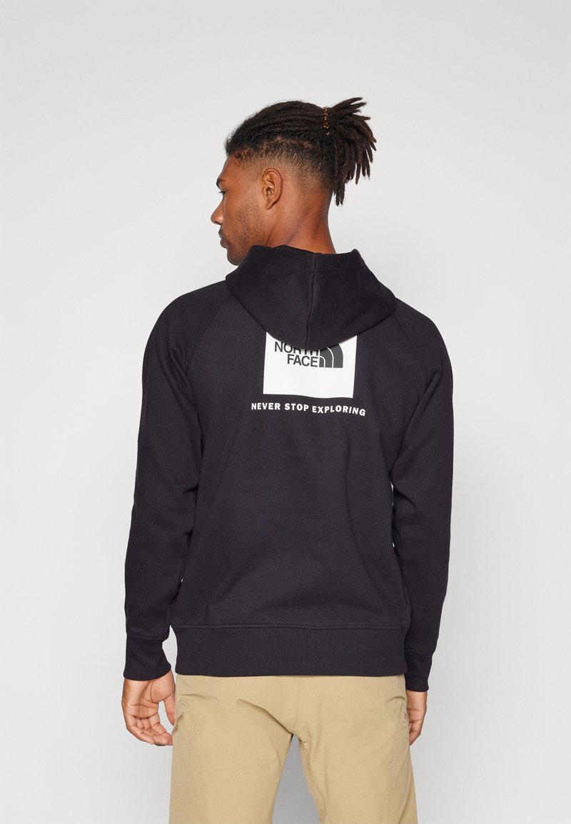 The North Face - RAGLAN BOX HOODIE - Pulover s kapuco - black/white, Povečajte
